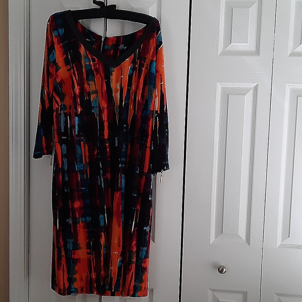 Colorful day to evening dress